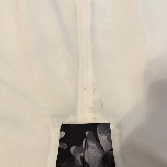 White House Black Market Monochrome Floral Midi Dress - Picture 10 of 12